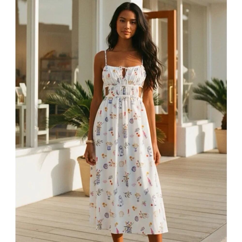 LARGE Madewell  x Lisa Says Gah! Cutout Midi
